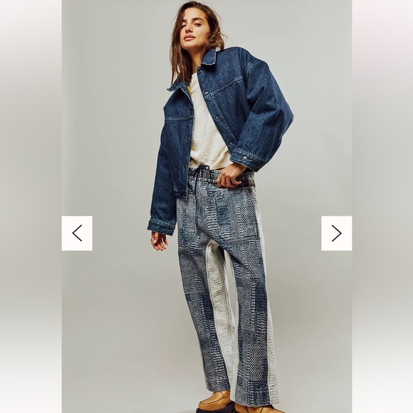Free People We The Free Misfit Boro Harem Jeans - Picture 3 of 10